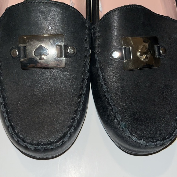 NWT Kate Spade Women’s Carmen Leather Loafers, Black - Picture 3 of 6